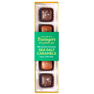 Milk & Dark Sea Salt Caramels Flight, 5 PC