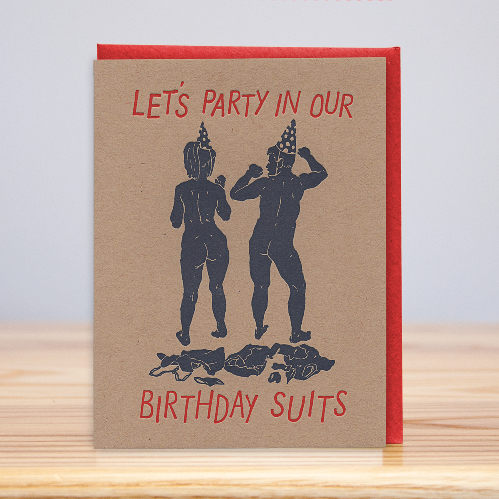 Birthday Suits Card
