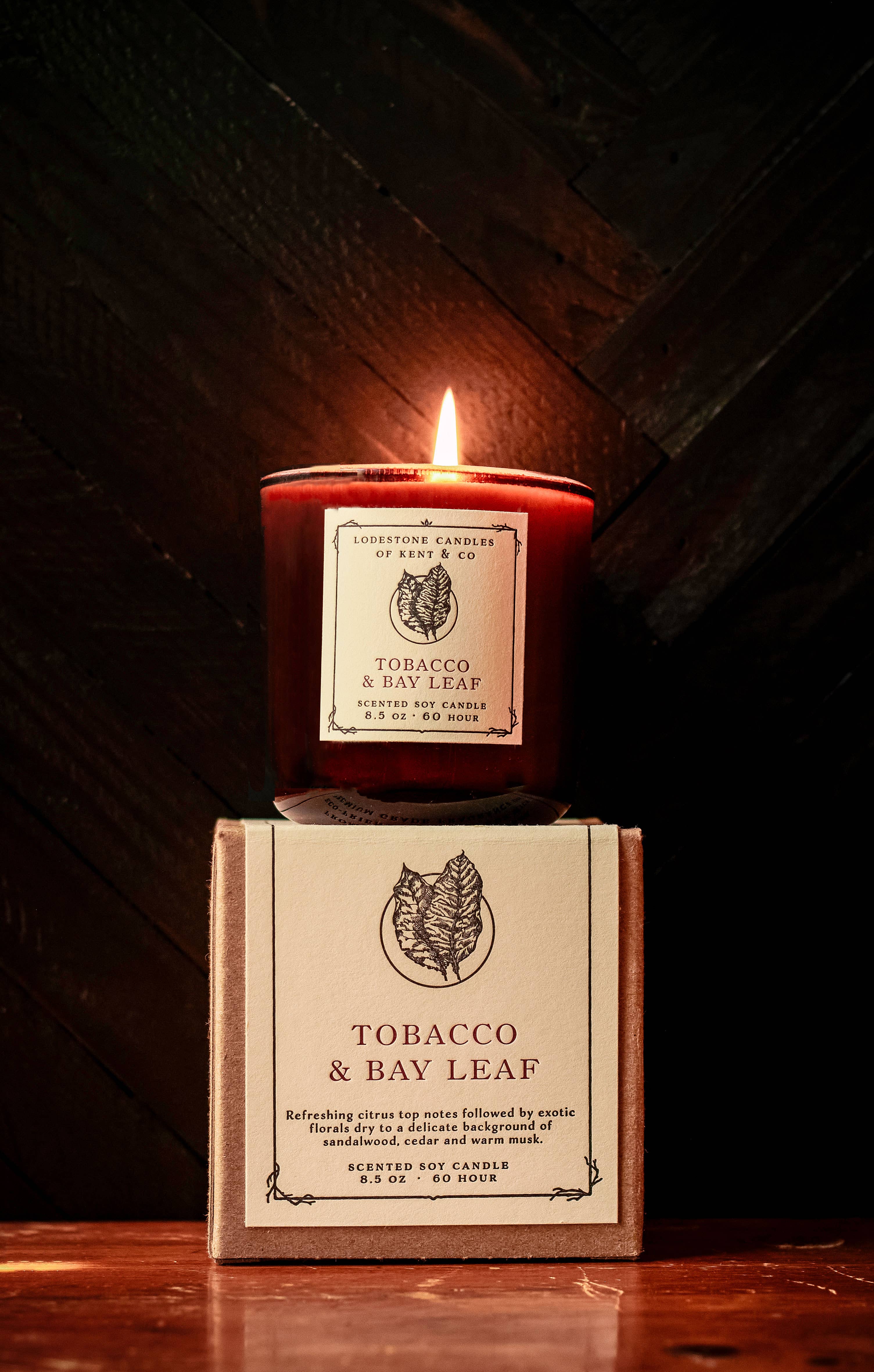 Tobacco and Bay Leaf Candle