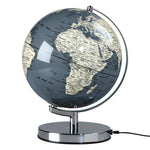 Concrete Grey Globe Lamp