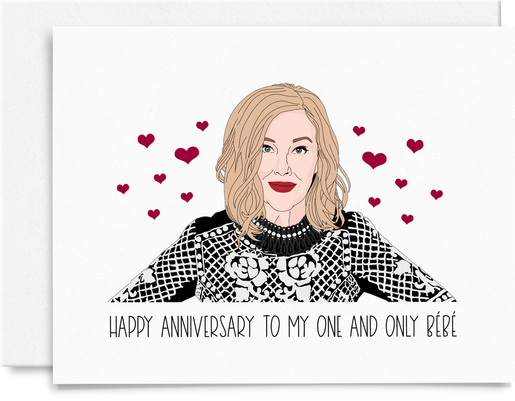 Moira Anniversary Bebe Card