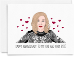 Moira Anniversary Bebe Card