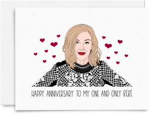 Moira Anniversary Bebe Card