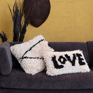 Love Wool Shag Pillow