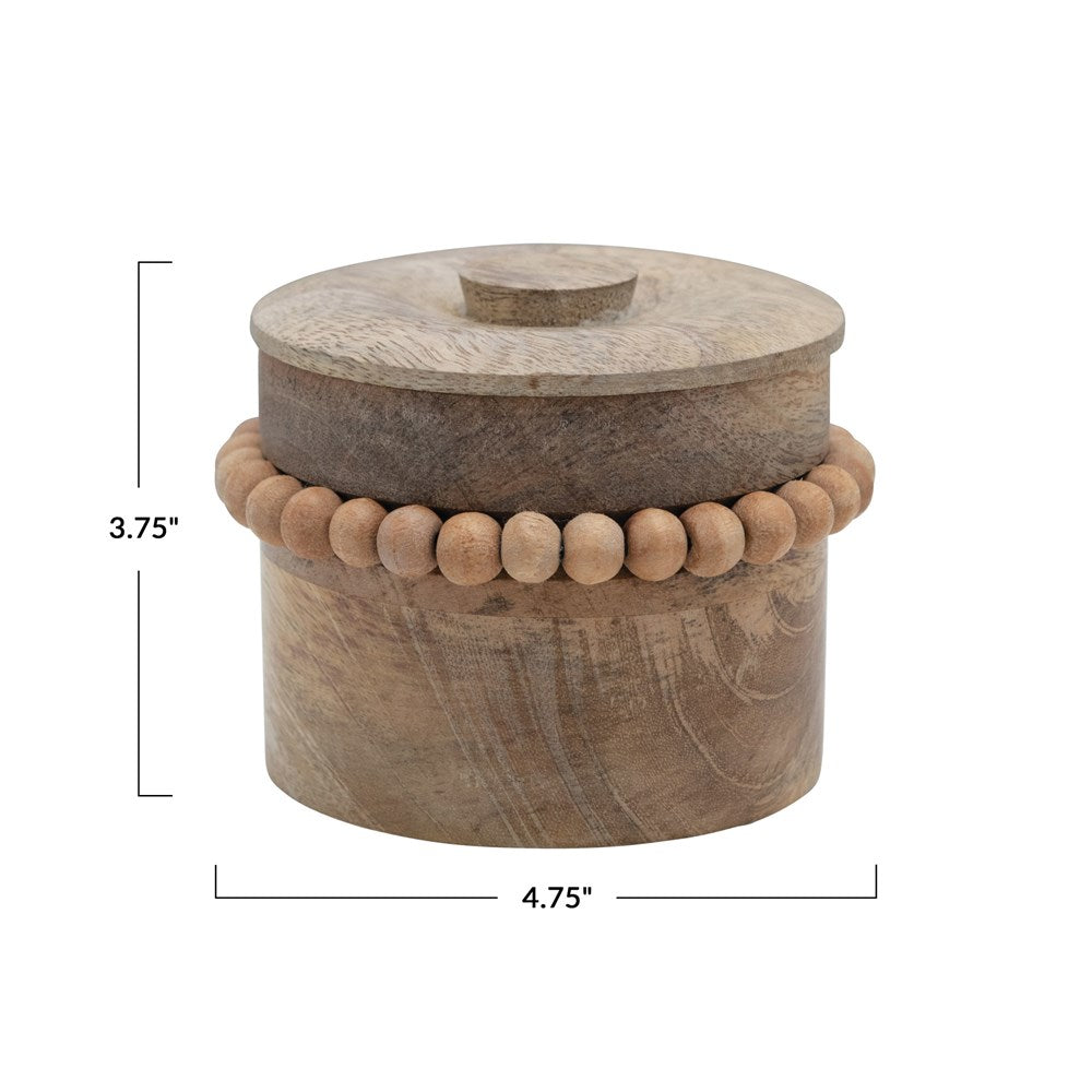 Mango Wood Box + Lid