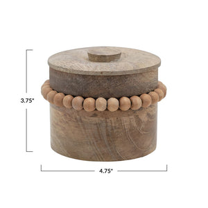 Mango Wood Box + Lid