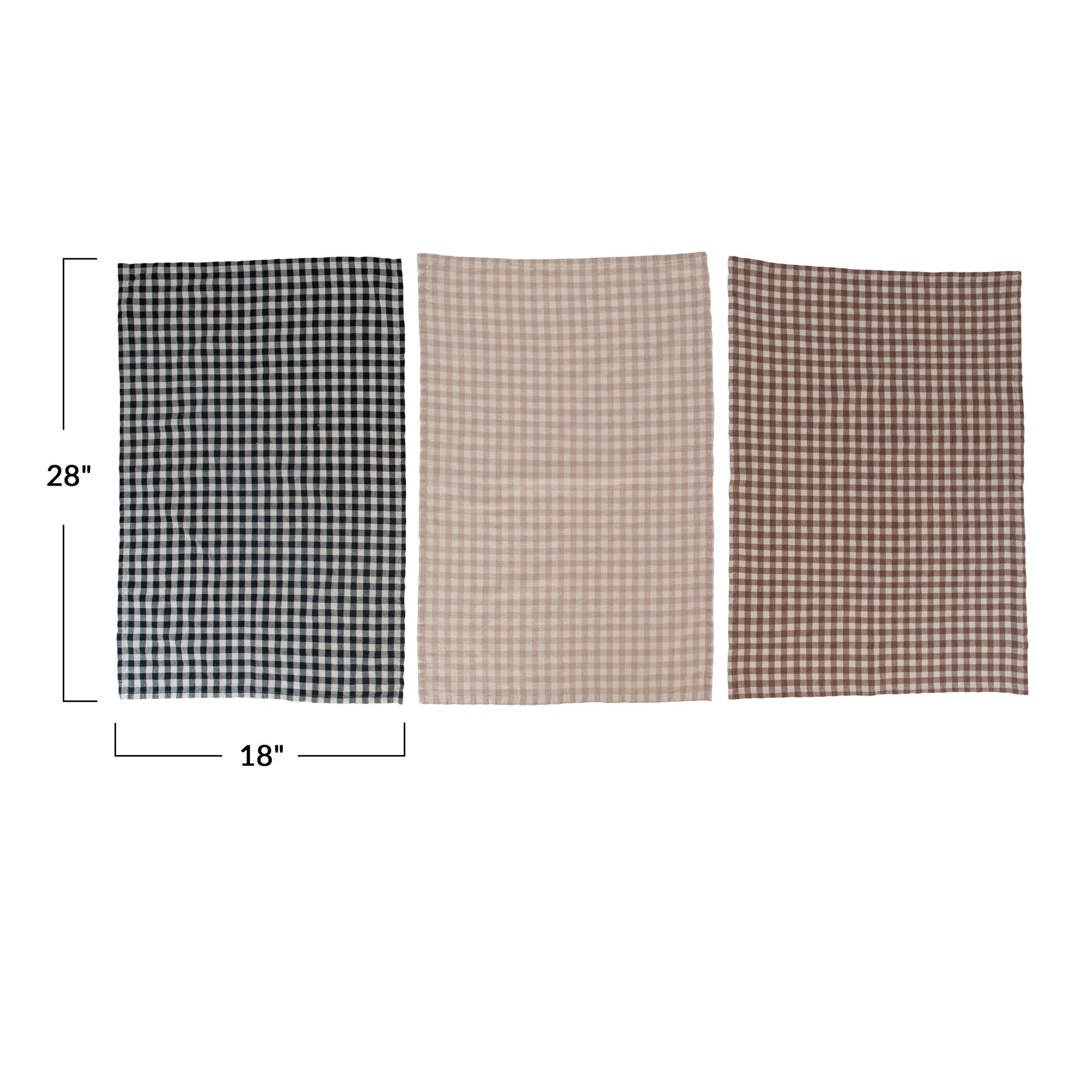 Woven Check Cotton Tea Towel