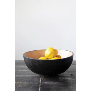 Hand-Carved Mango Wood Bowl