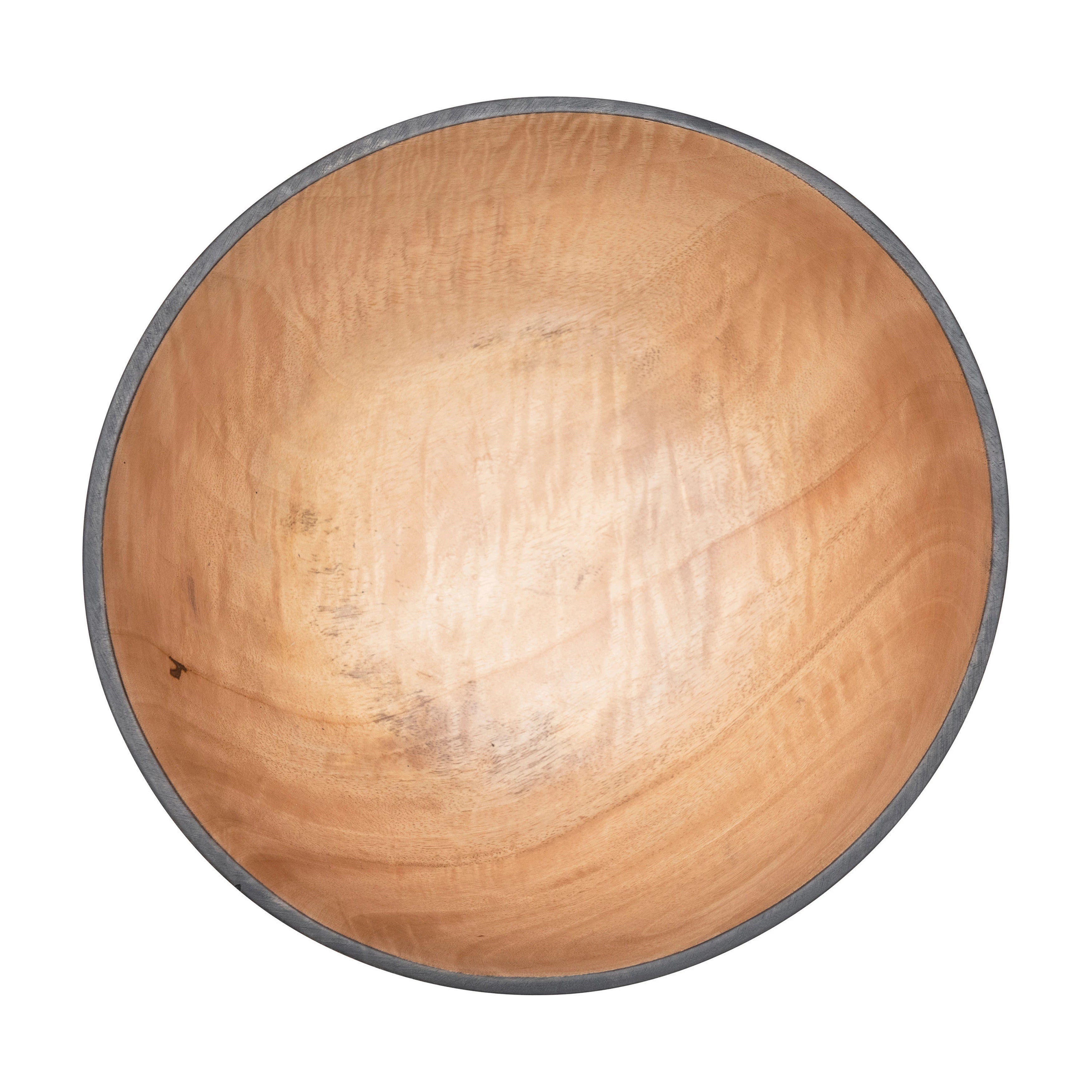 Hand-Carved Mango Wood Bowl