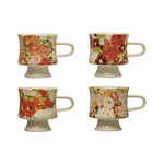 Floral Stoneware Mug