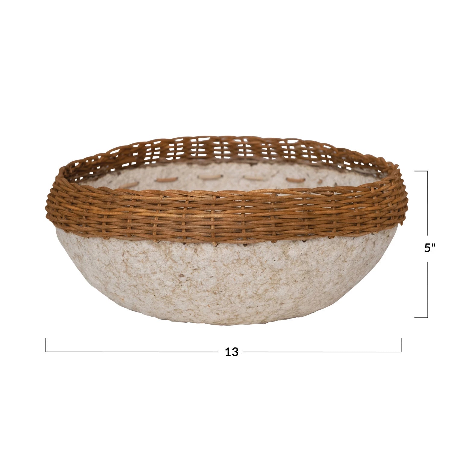 Paper Mache Bowl, Low