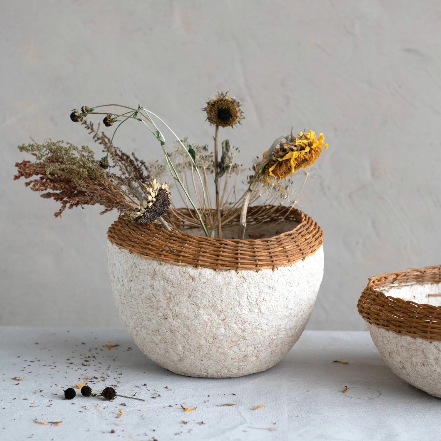 Paper Mache Bowl, High
