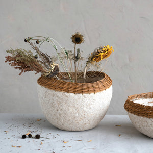 Paper Mache Bowl, High