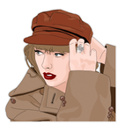 Red Taylor's Version Sticker