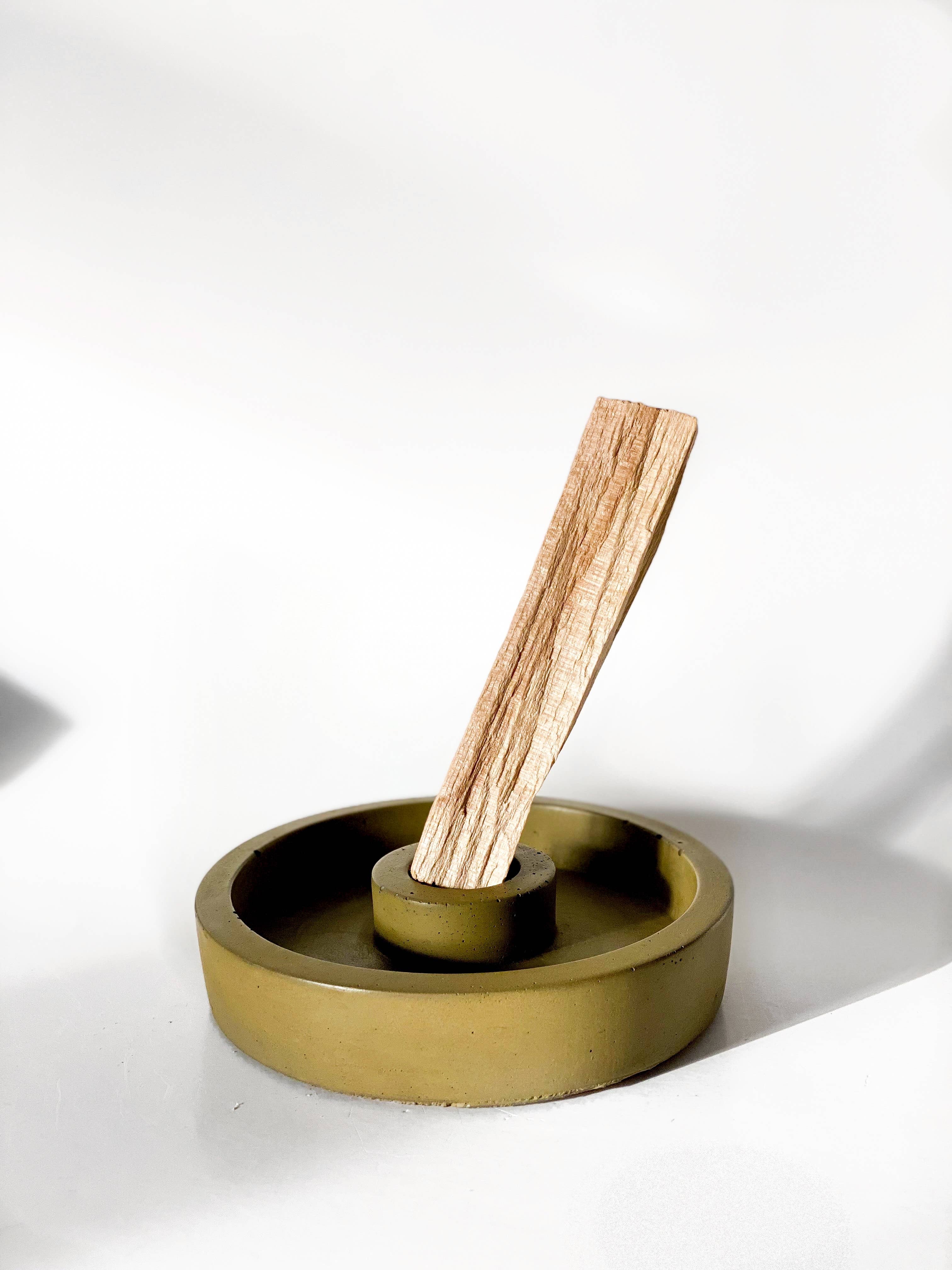 Palo Santo Incense Holder, Olive