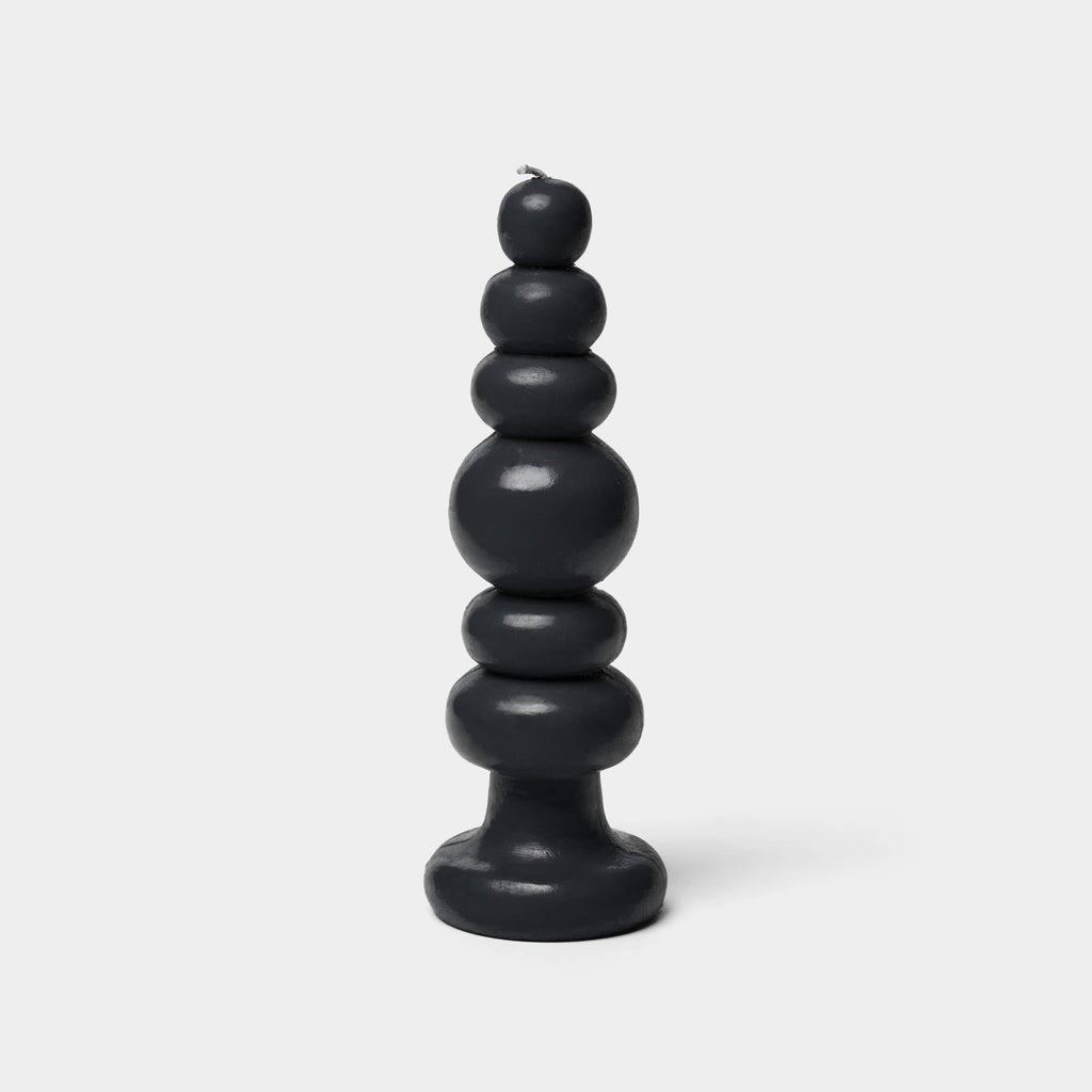 Spindle Candle Knubby - Black