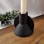 Sunset Taper Candle Holder, Black