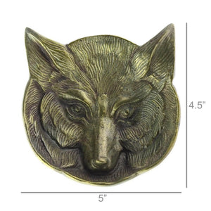 Fox Cast Metal Dish