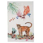 Woodland Leopard Tea Towel
