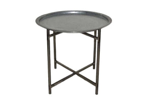 Galvanized Iron Tray Table