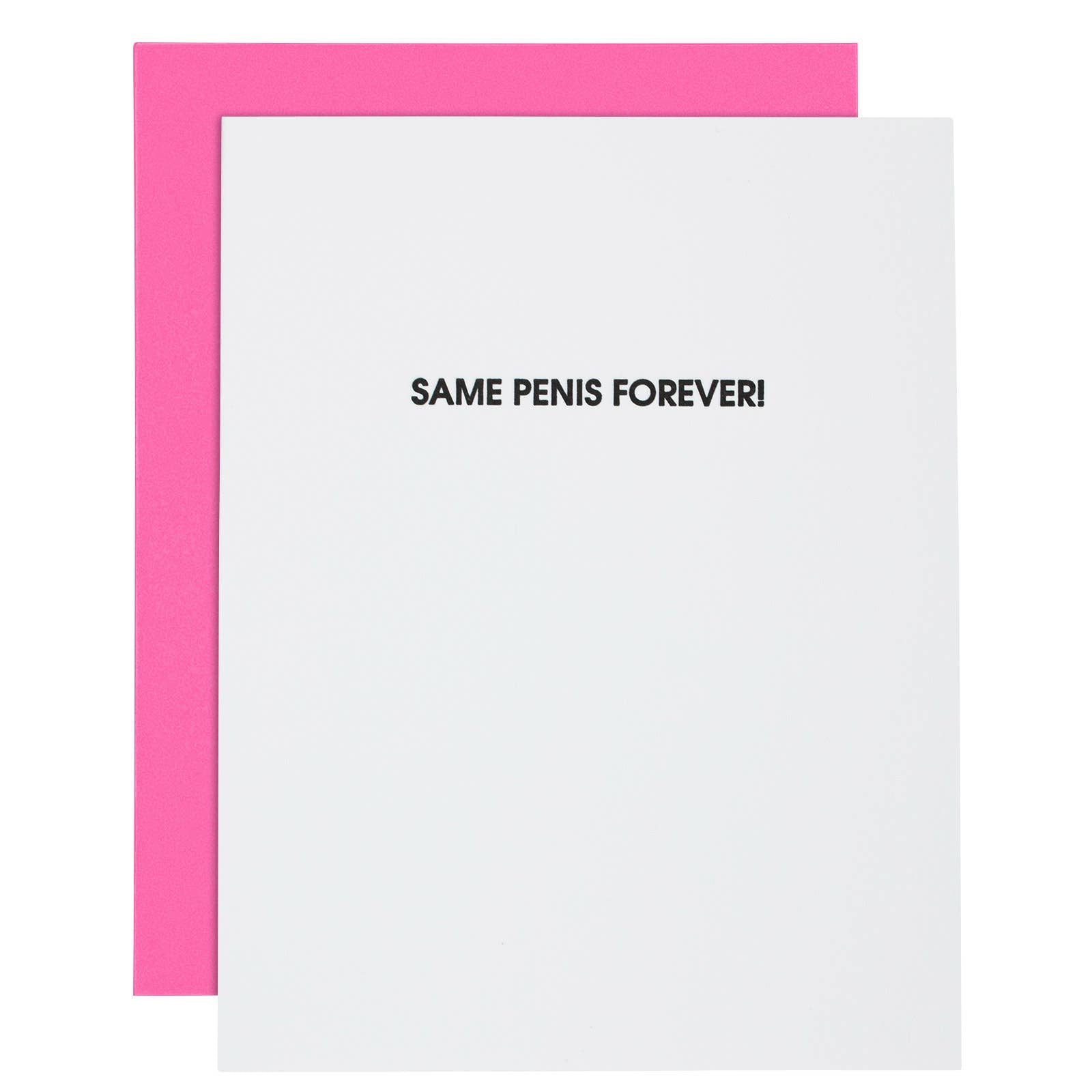 Same Penis Forever! Card