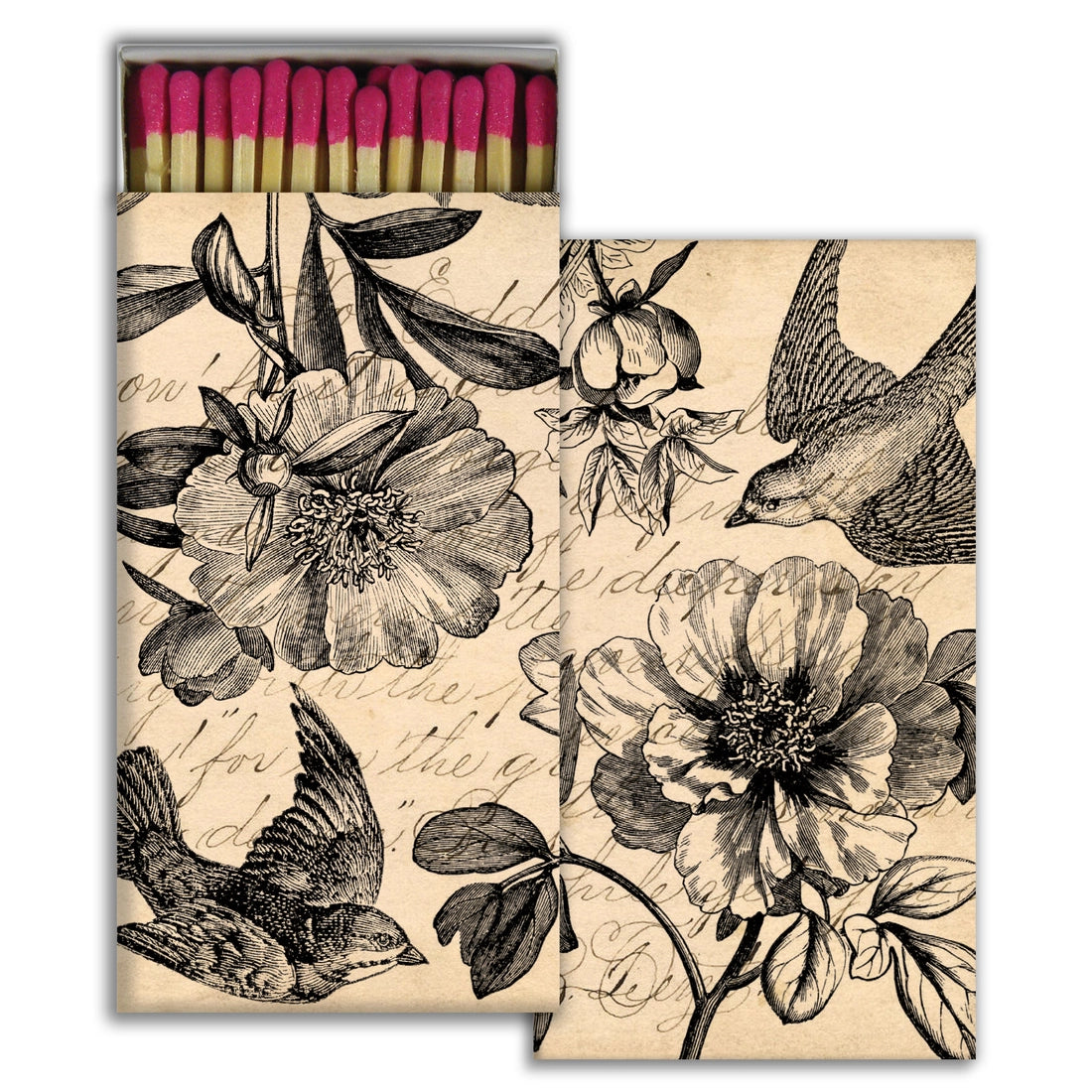 Scratchboard Peonies Matches