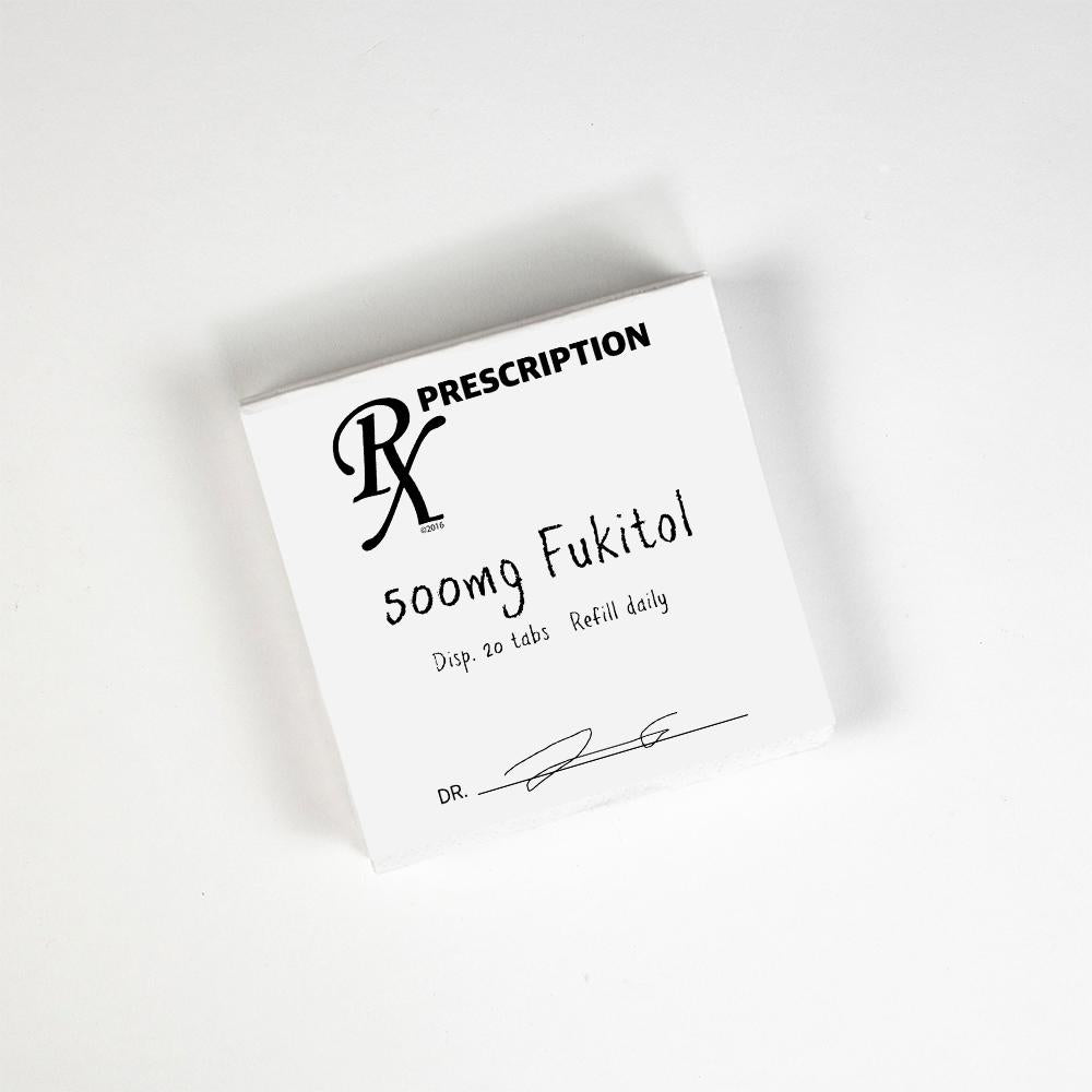 RX Prescription, 500 MG Fukitol Napkins