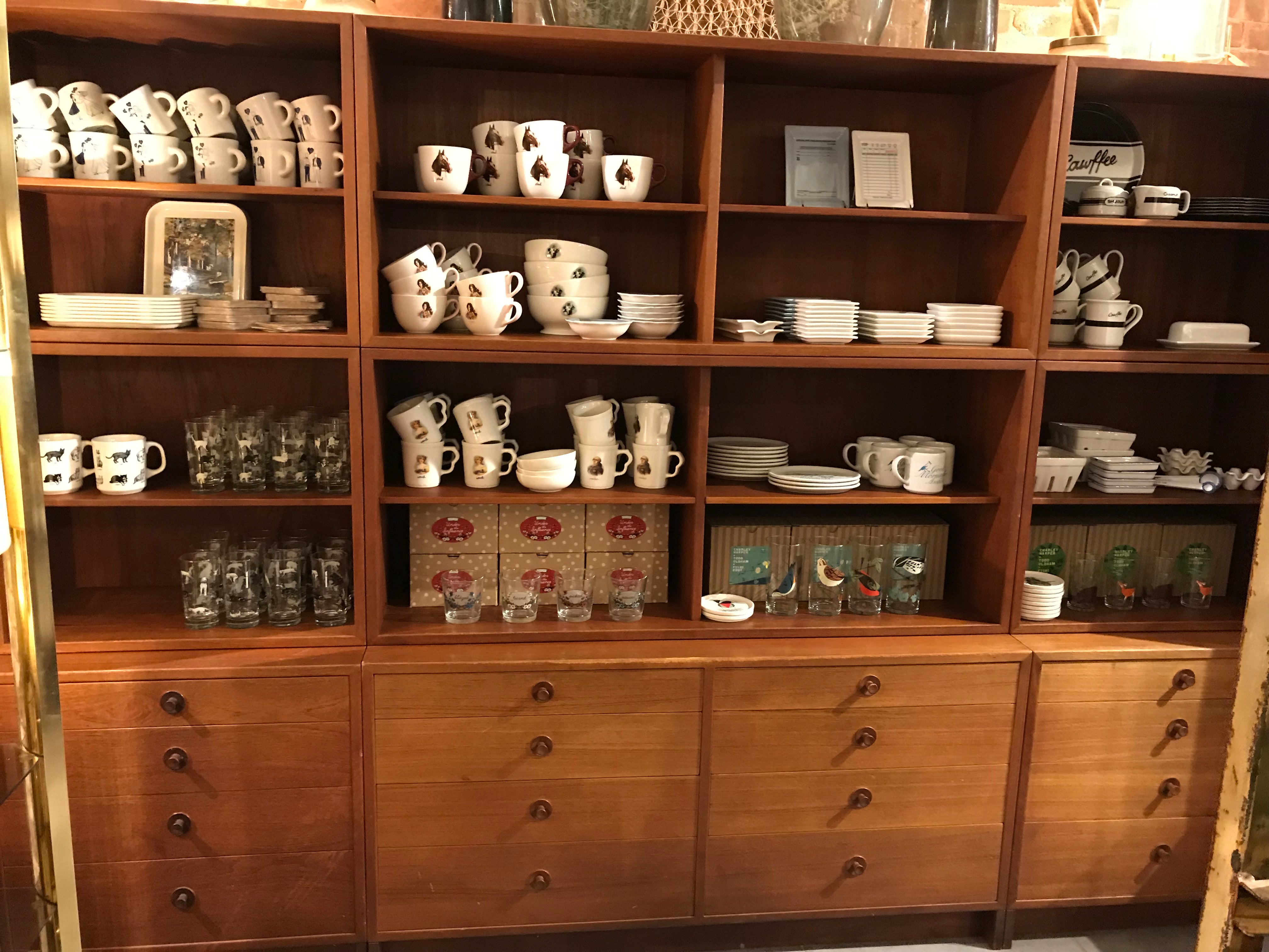 Danish Modular Teak Wall Unit