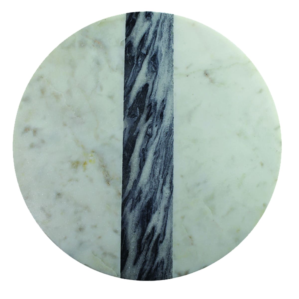 White & Grey Marble Board, Round