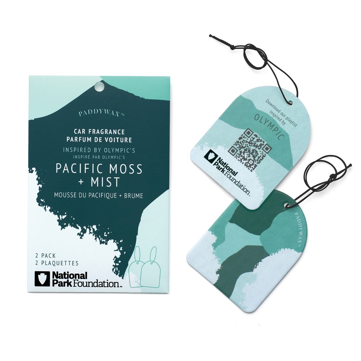 Pacific Moss + Mint Parks Car Fragrance