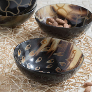 Fishnet Horn Bowl, Large
