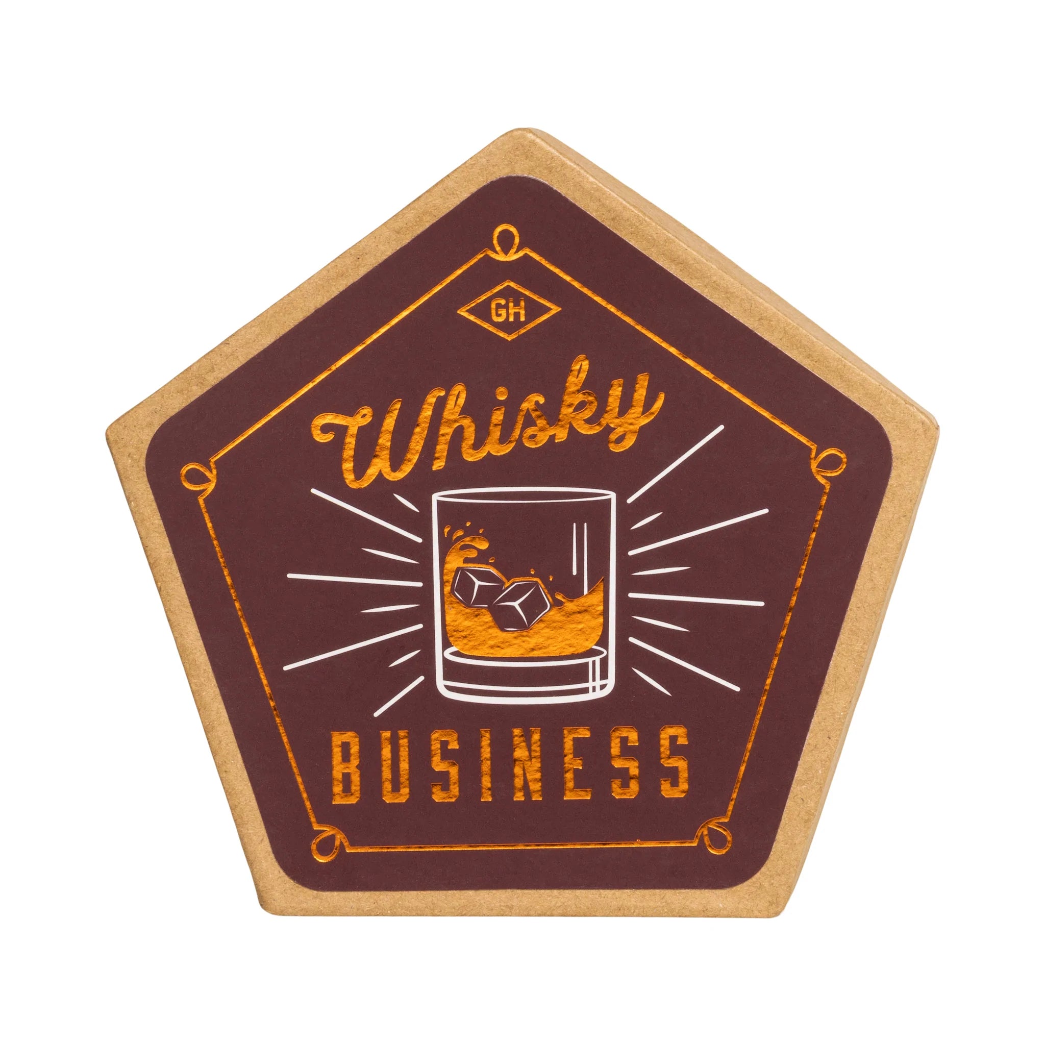 Whiskey Coasters, Set of Four